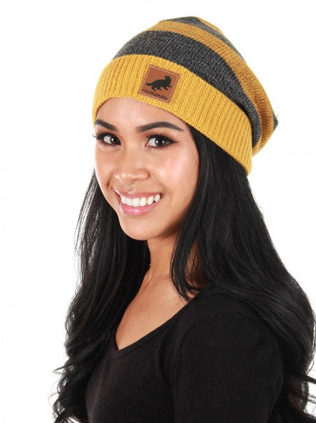 Harry Potter Hufflepuff Heathered Knit Beanie