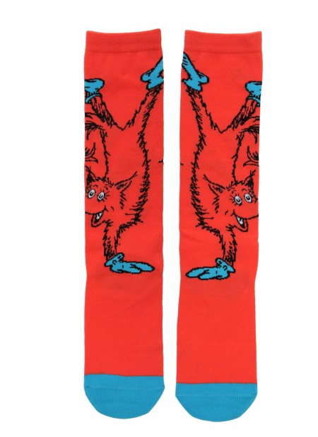 Dr. Seuss Fox in Socks Knee High Costume Socks