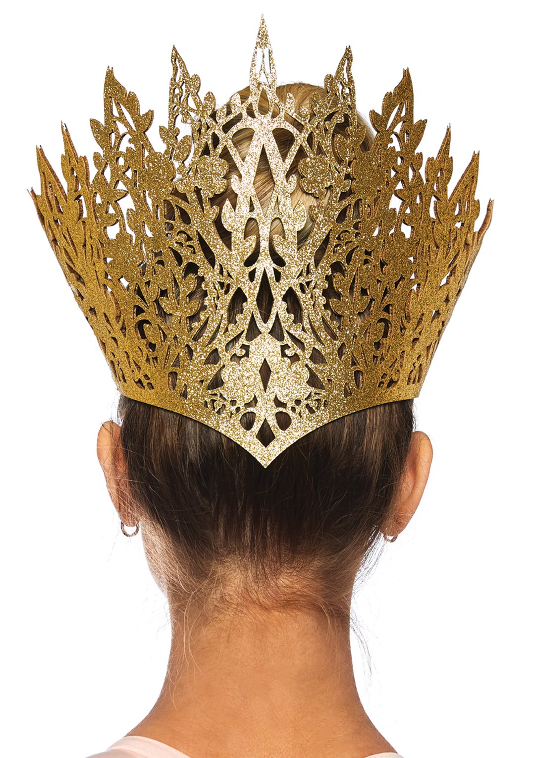 Glitter Queen Crown - Gold