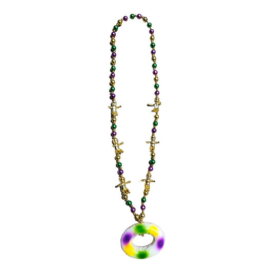 Novelty Beads - 40" King Cake Beads