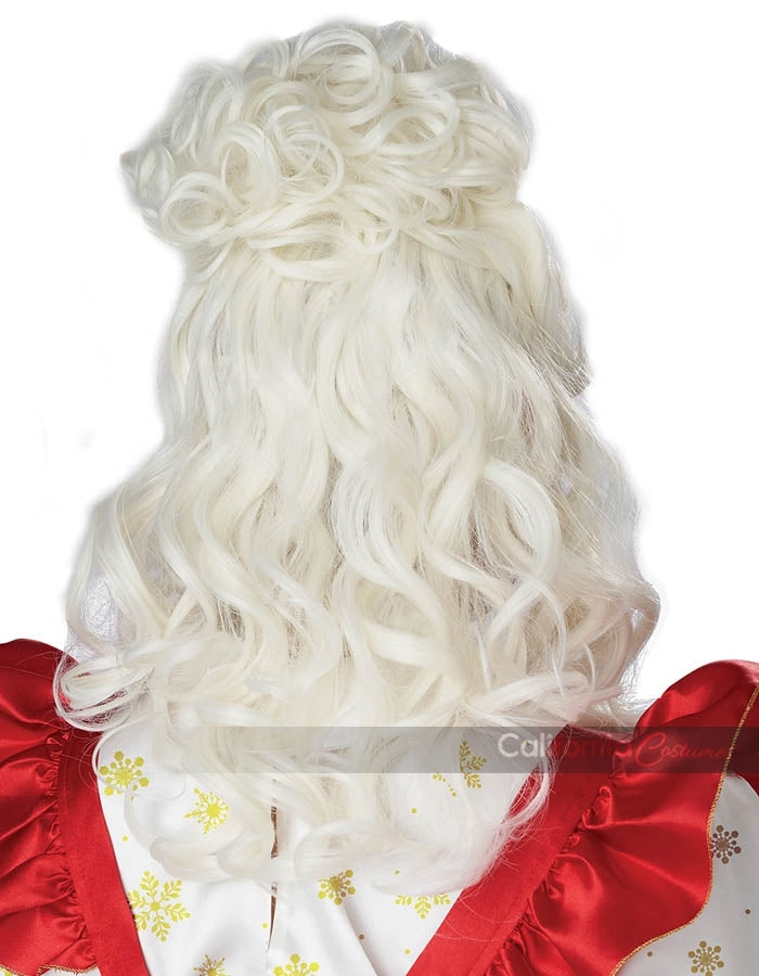 Mrs Claus Wig and Bun Clip