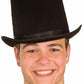 Tall Felt Top Hat - Black