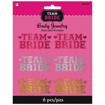 Team Bride Body Jewelry