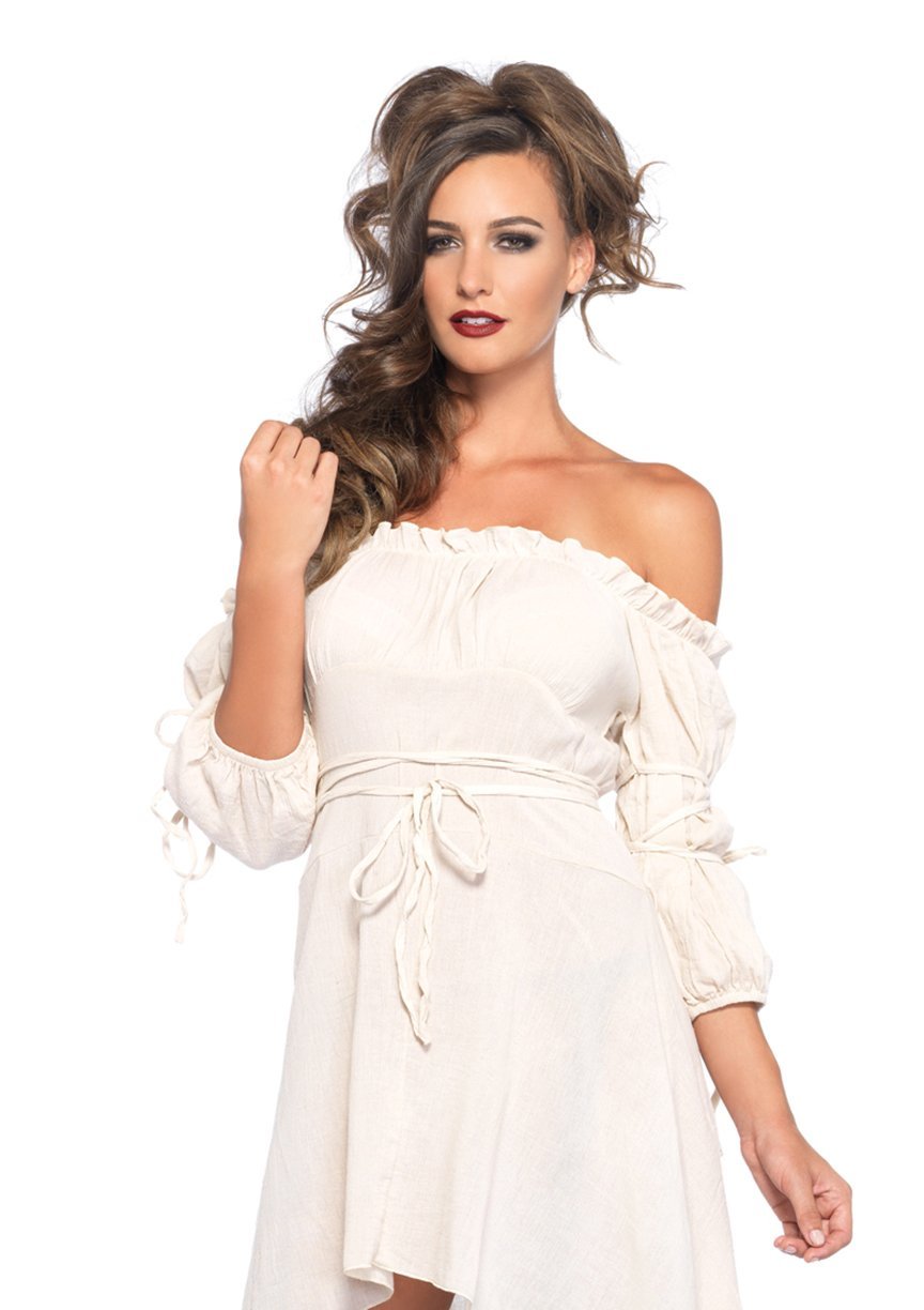 Gauze Peasant Dress