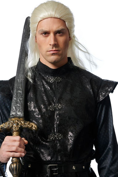 Ancient Prince Wig - Platinum
