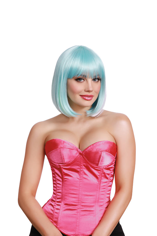 Hidden Rainbow Bob Wig - Light Blue