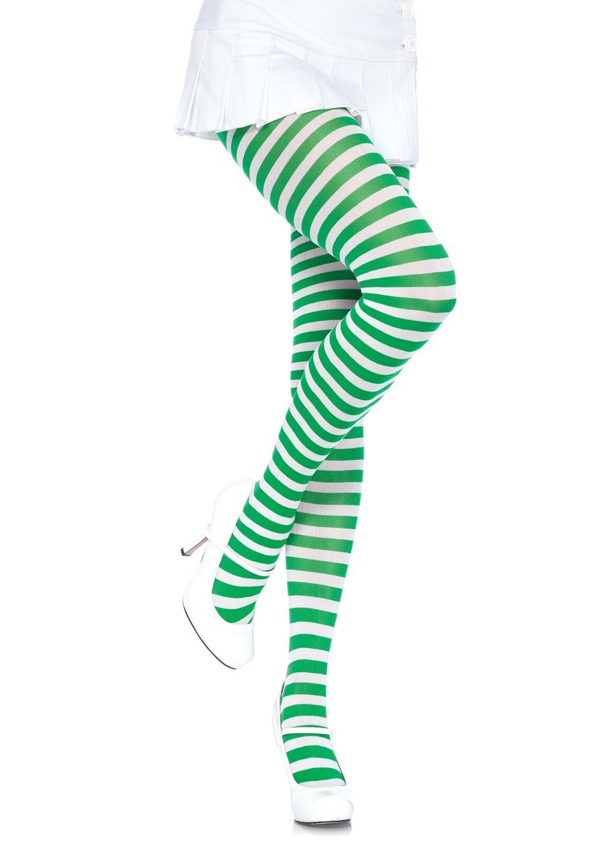 Nylon Striped Tights