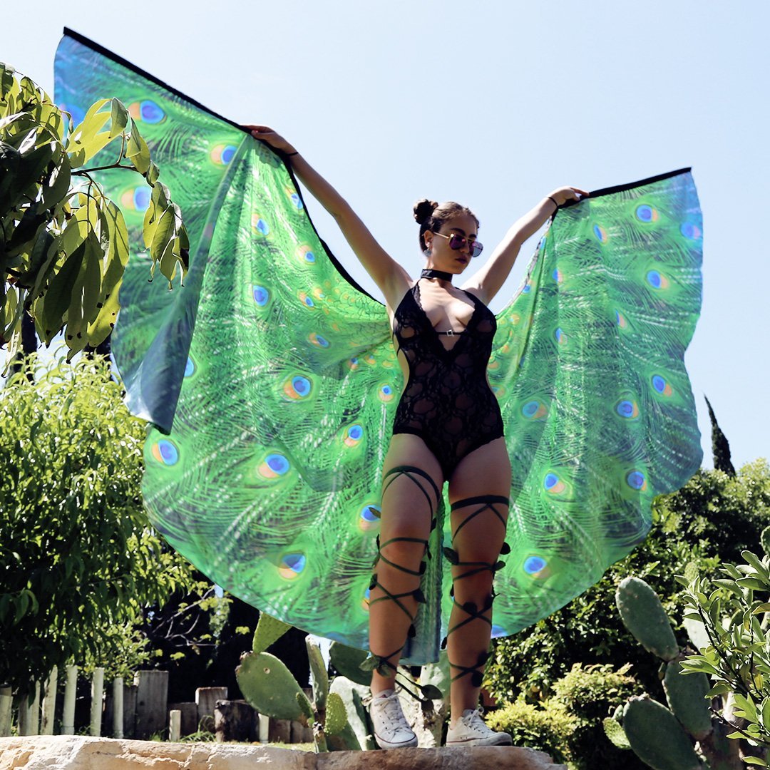 Festival Peacock Wings