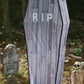 5' Collapsible Coffin with Wood Finish