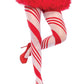 Candy Striped Pantyhose - Red/White