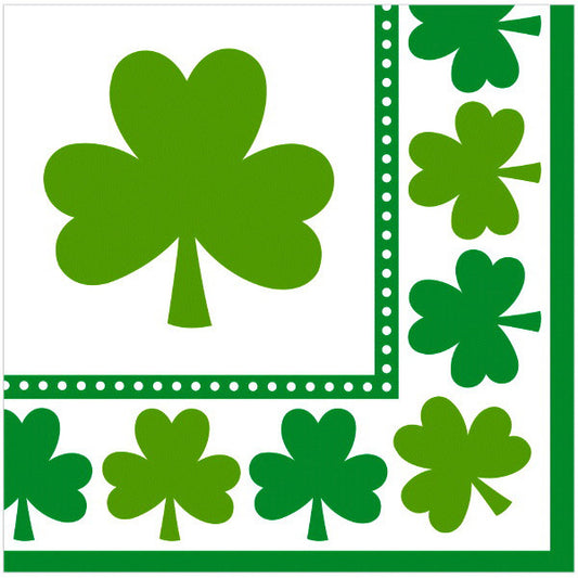 Luncheon Napkins: Lucky Shamrock (16ct)