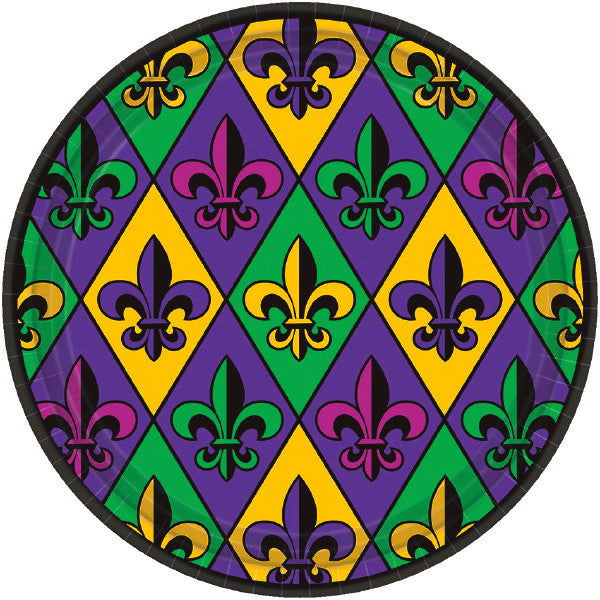 7” Plates: Fleur De Lis (18ct.)