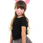 Animal Ears Headband, Nose, & Tail Kit: Pig