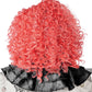 Bright Red Curly Clown Wig (Glow In The Dark)