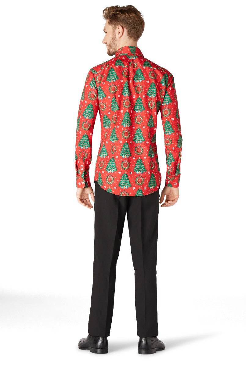 Christmas Trees Dress Shirt