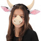 Animal Ears Headband, Nose, & Tail Kit: Cow