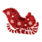 Sleigh Tinsel Decoration