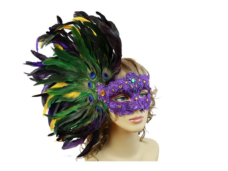 Masquerade Party Feather Mask: PGG