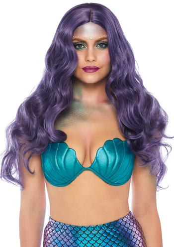 Long Mermaid Wavy Wig - Purple