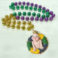 Specialty Beads - Mardi Gras King Cake Baby