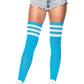 3 Stripes Athletic Ribbed Thigh Highs