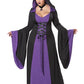 DLX. Hooded Robe: Purple/Black