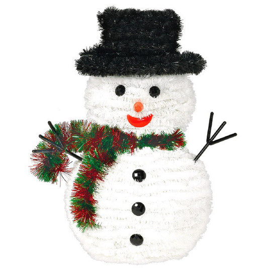 Tinsel Decoration - Snowman