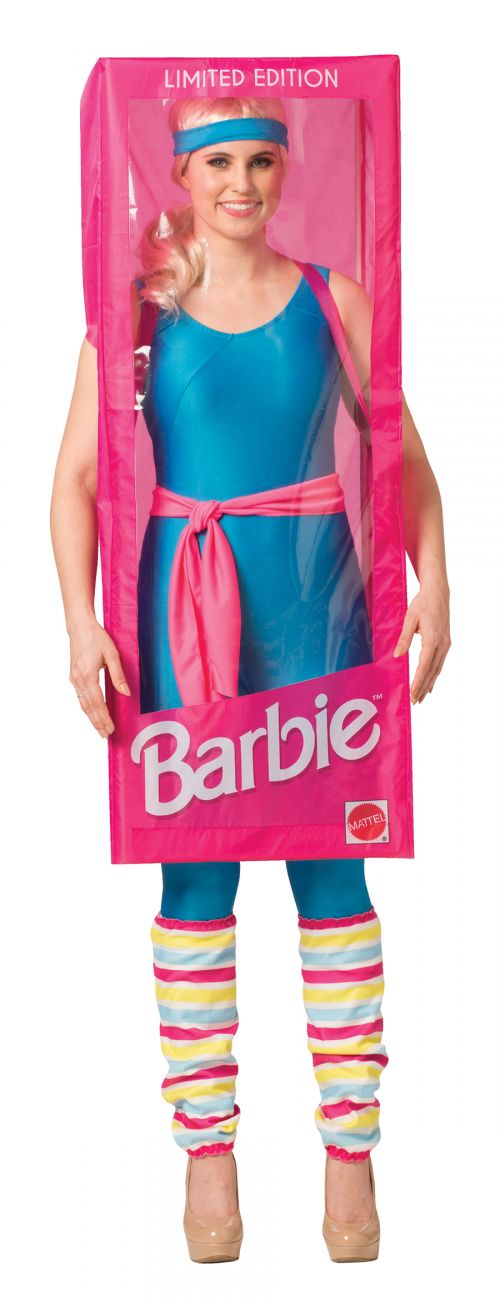 Barbie™ Doll Box Costume: Barbie - O/S