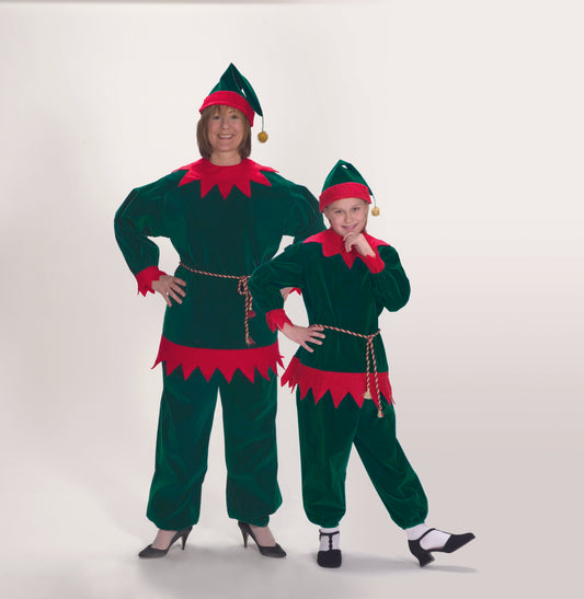 Velvet Elf Suit - Child Size