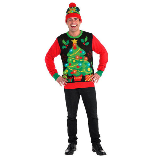 DLX. Light-Up Ugly Sweater