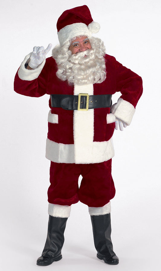 Burgundy Deluxe Santa Suit w/ Outside Pockets