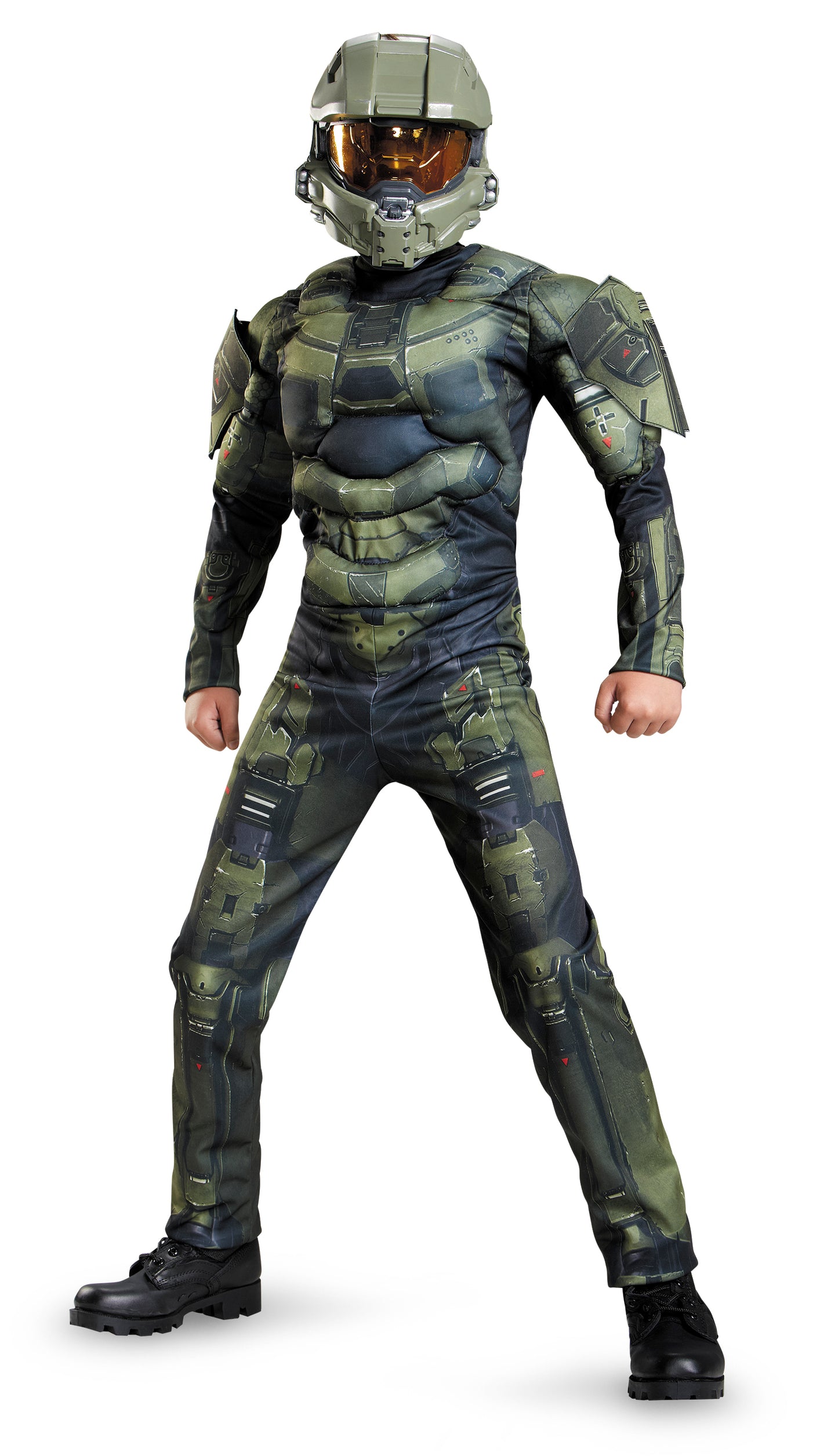 Kids Classic Halo: Master Chief w/ Muscle Costume