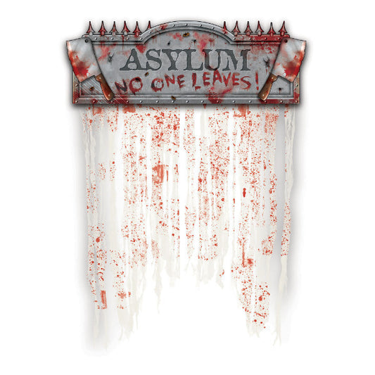 Doorway Curtain: Bloody Chop Shop (54"x38")