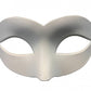 Blank Masquerade Mask: White