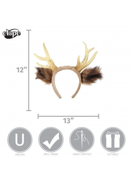 Deer Antlers with Ears Headband