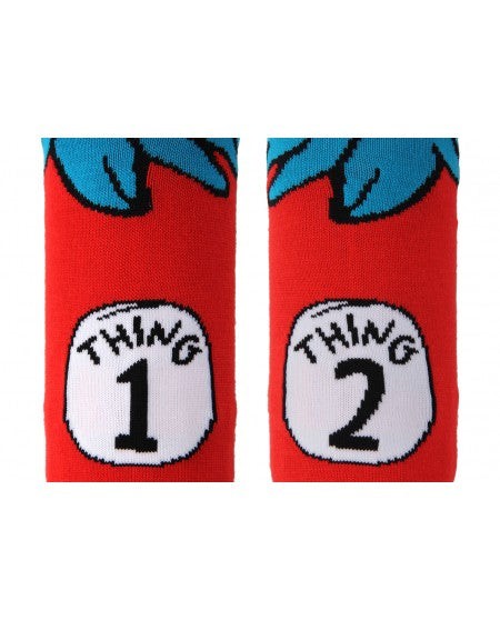 Dr. Seuss The Cat in the Hat Thing 1&2 Socks Kids