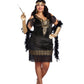 Plus Swanky Flapper: Black