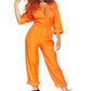 Prison Jumpsuit: Orange - O/S