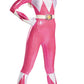 Women's Pink Power Ranger Sassy Bodysuit