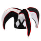 Court Jester Plush Hat: Black & White