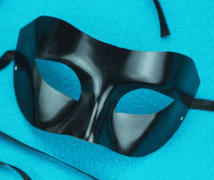 Allure Masquerade Eye Mask: Black