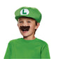 Luigi Hat & Mustache Kit - Child