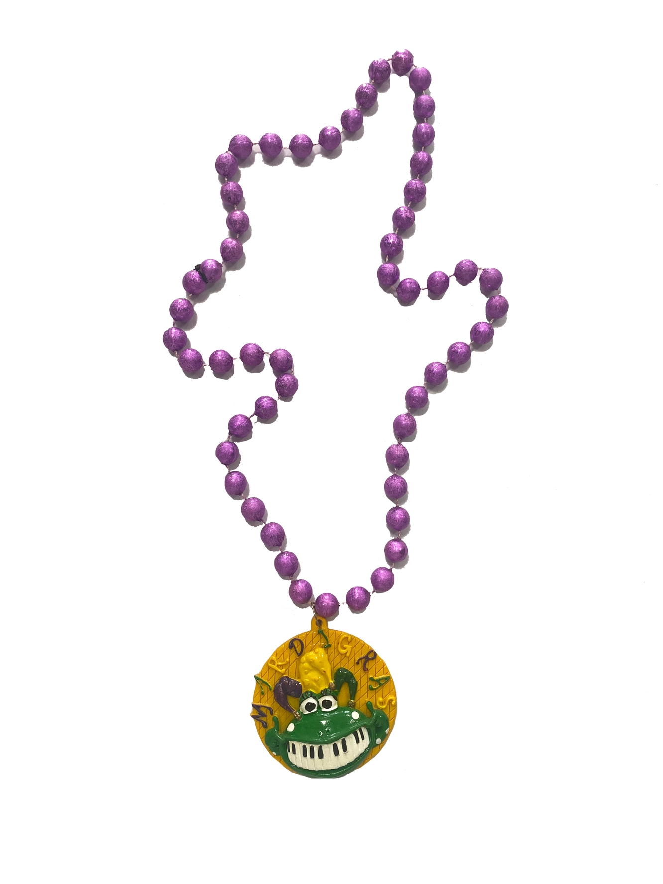 Specialty Beads - Musical Mardi Gras Piano Gator