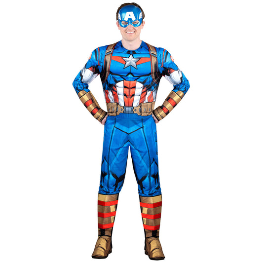 Adult Qualex Captain America Costume