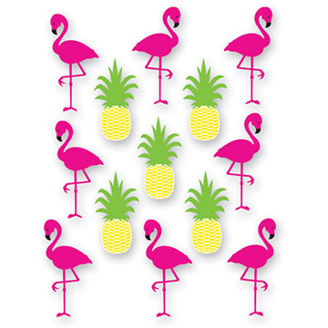 Pineapple & Flamingo Clings