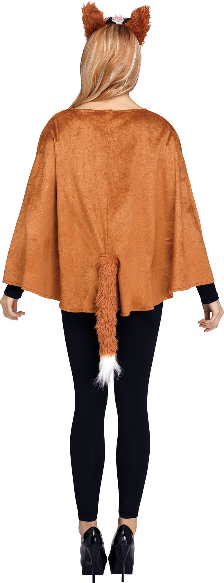 DLX. Animal Poncho - Fox