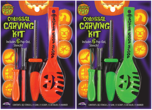 Colossal Pumpkin Carving Kit (10 Piece)