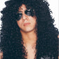 Deluxe Curly Rocker Wig - Black