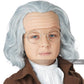 Kids Benjamin Franklin Wig with Bald Cap