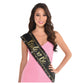 DLX. Bride to Be Sash - BK/GD